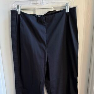 Bergdorf Goodman Akris Punto Ankle Pants Black Womens 8 Work Trouser Career Lite